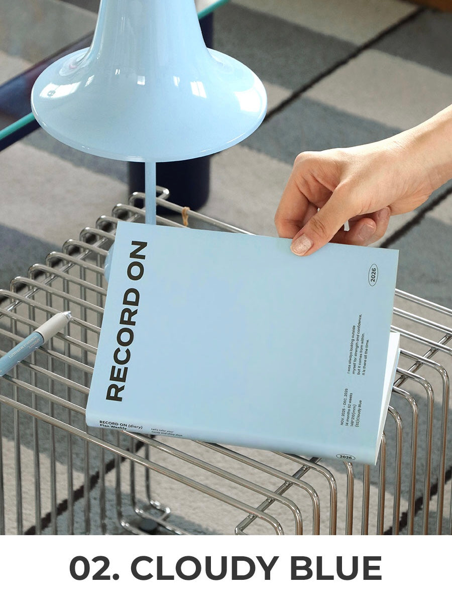 2026 韓國Record On A5 Size   🌈 Monthly + Weekly月週計劃 (預購商品)