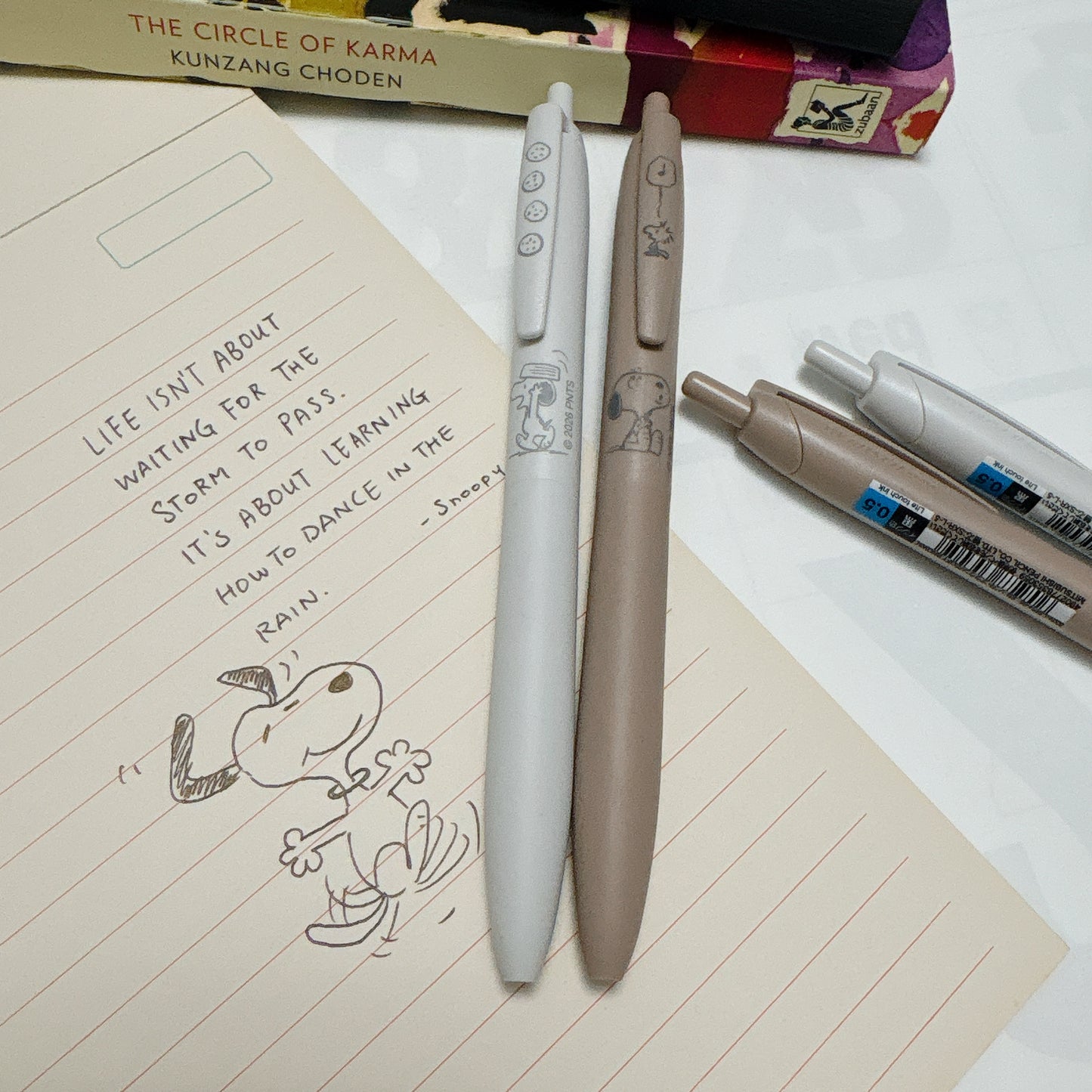 The Peanuts 史努比 三菱 Uni Jetstream 0.5mm  油性黑色原子筆