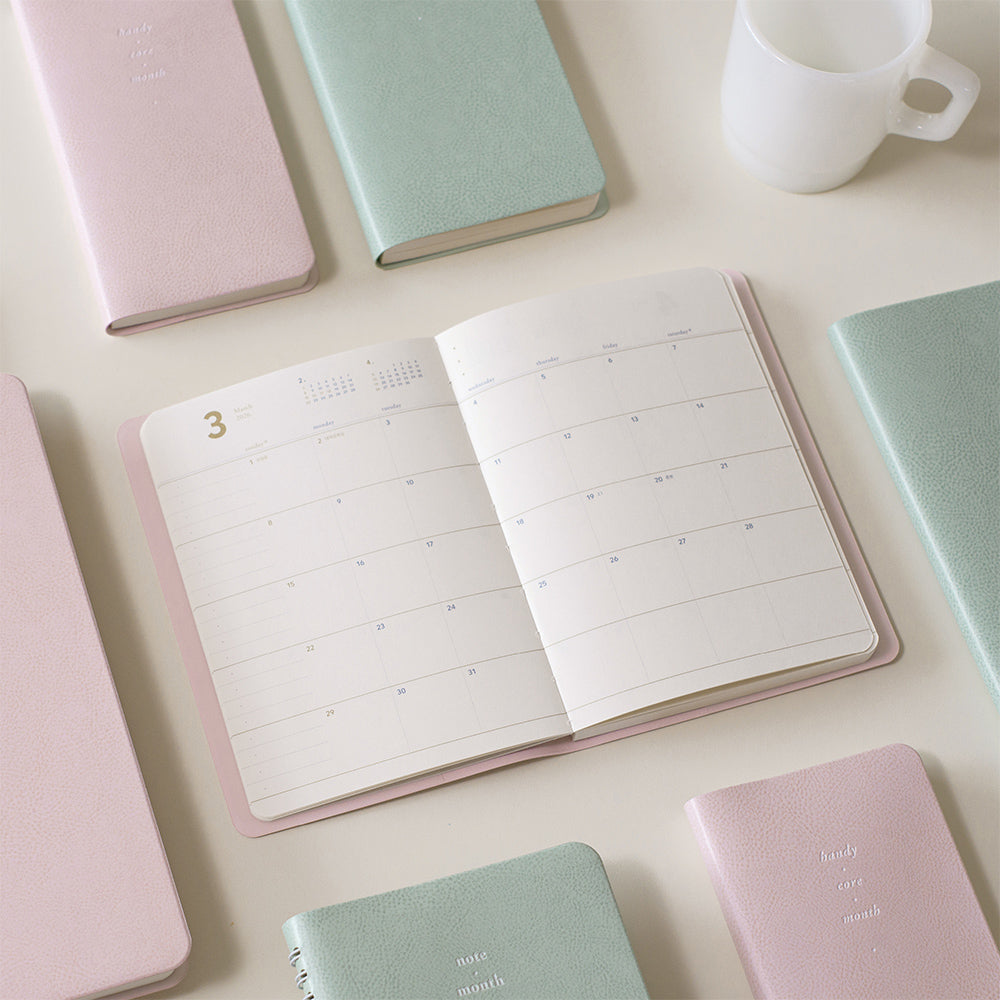 韓國 Full Design 2026 Pastel Souffle Schedule 系列 — B6 Size, 月+週計劃 [預購貨品，下單後14天出貨]