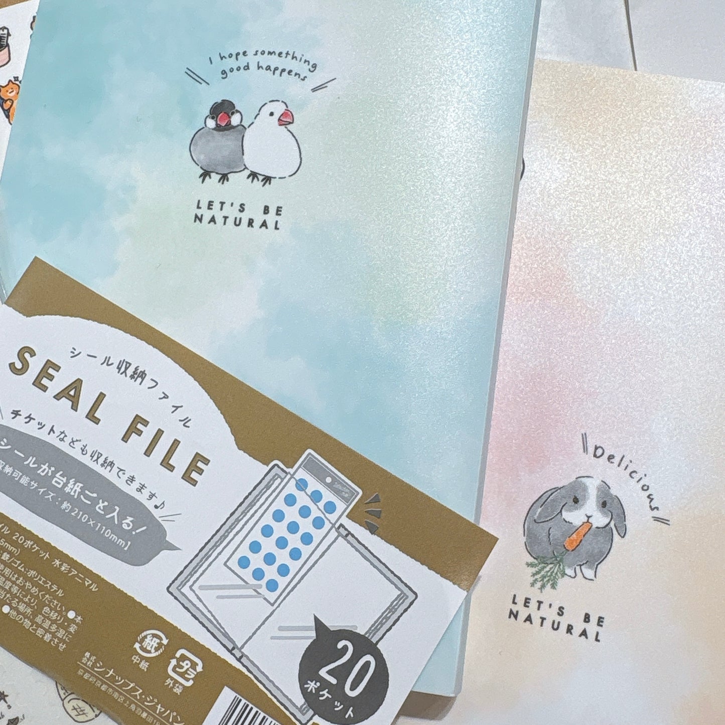 日本 Seal File Collection 貼紙收納冊 - 20頁
