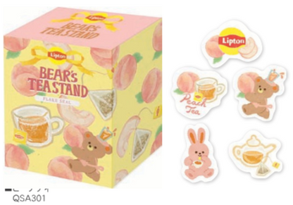 <限定商品> 日本Lipton 聯乘古川紙盒熊仔貼紙