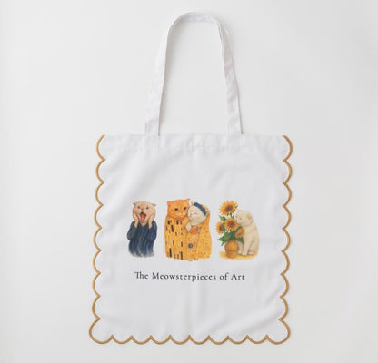 大容量收納‼️ 日本J. Studio 雙面雲朵刺繡Totebag - Meowsterpieces (預購貨品)