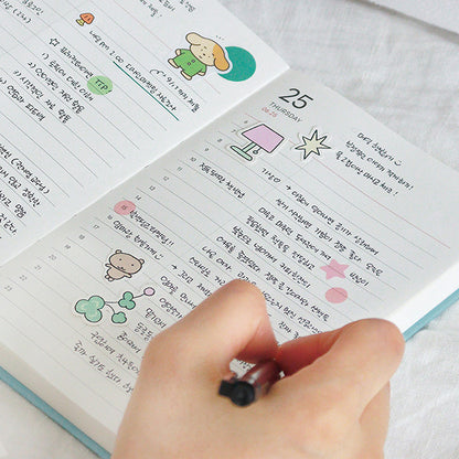 2026 韓國Mellow Collection 365 Days Daily Diary - 月日計劃 (預購貨品，下單後14天出貨)