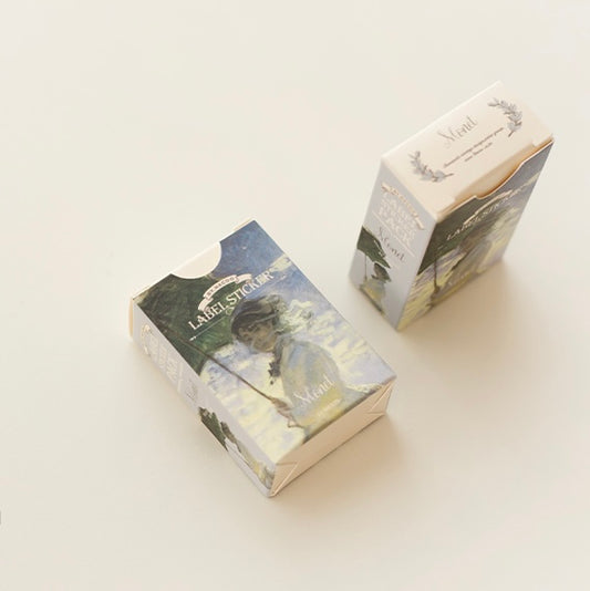 Monet Collection 紙盒裝48 張貼紙- 莫奈的藝術館畫作系列 - * [預購貨品，下單後14天出貨]