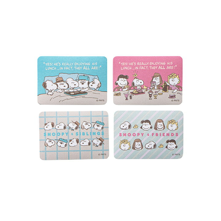 日本 Snoopy & Family 小鐵盒貼紙Set- 內有：36張貼紙