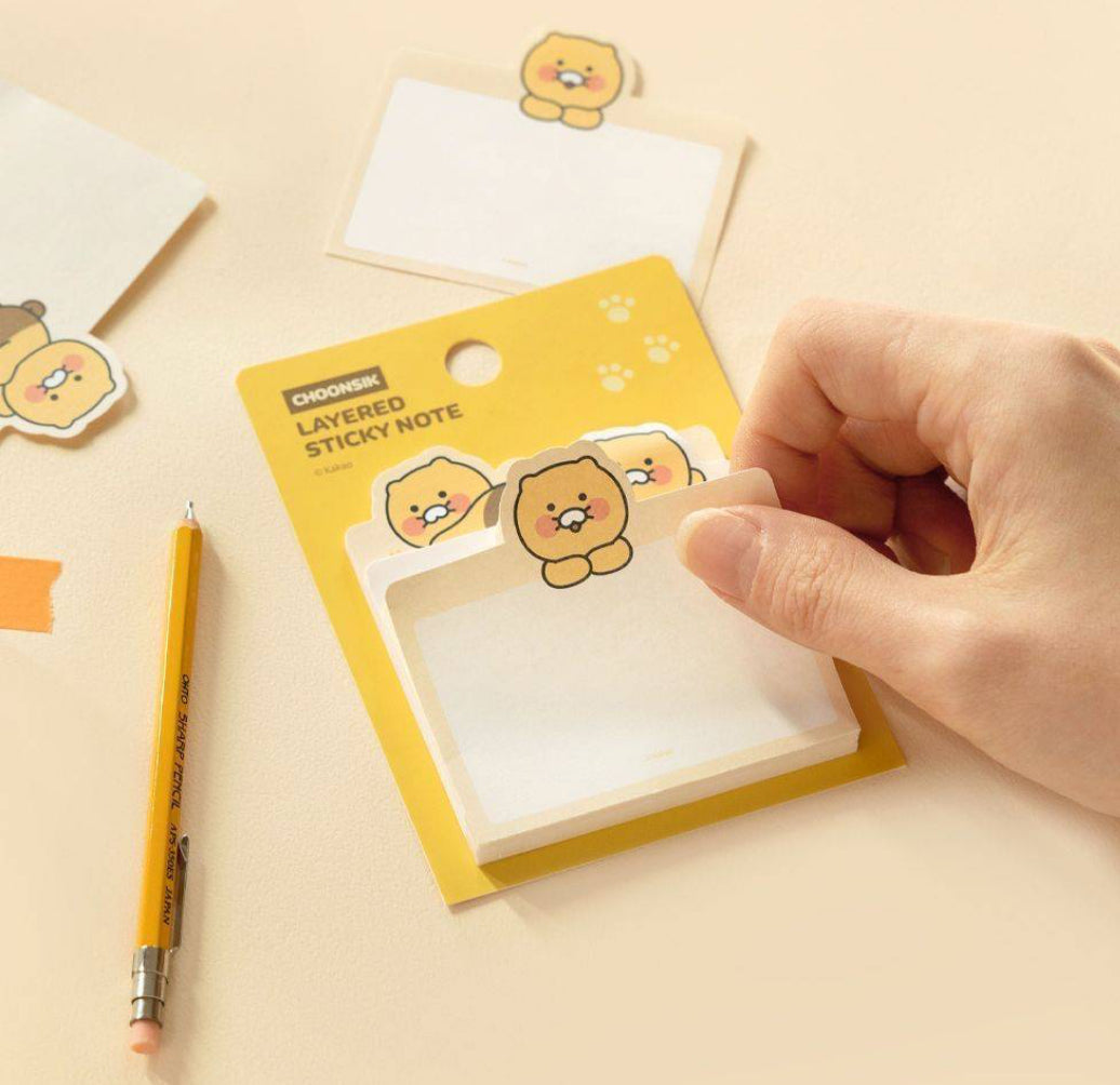 韓國春植黏貼力便條貼 [預購貨品，下單後14天出貨]