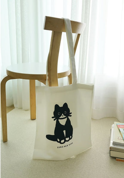 韓國 我家禮賓小貓 帆布Totebag