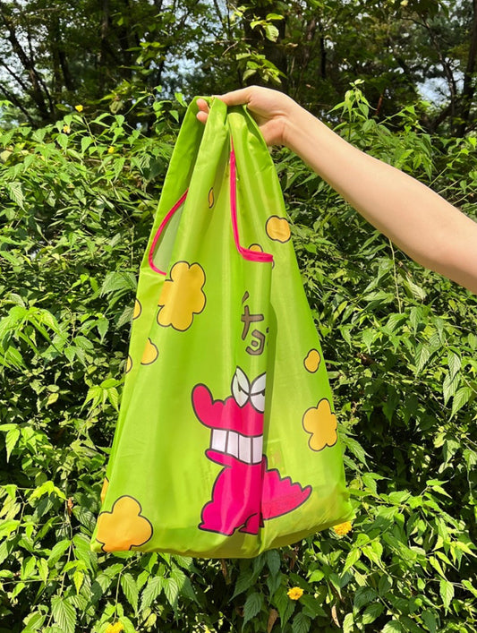 <新企劃> Crayon Shinchan 蠟筆小新系列可摺疊環保袋- (預購商品）