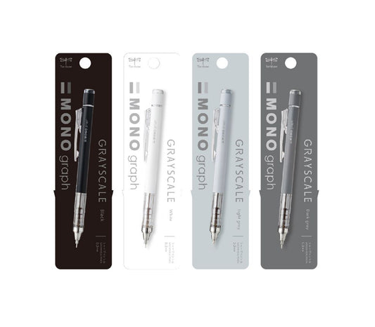 Tombow Mono Color 鉛芯筆 - The Grey Scale