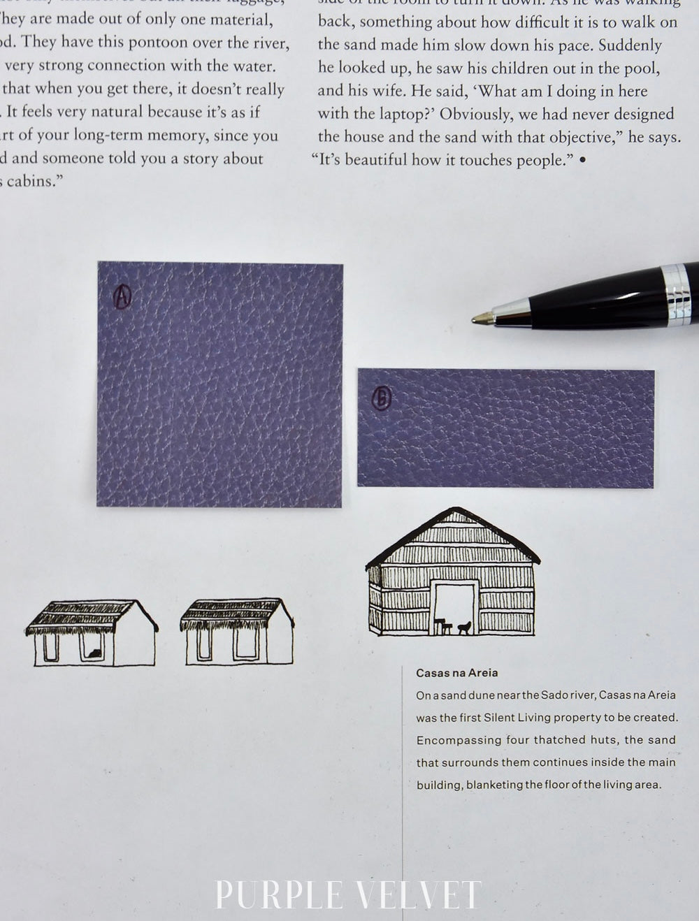 韓國Life Stationery Sticky Leather Lab 高貴的皮革系列便條貼 - 長方形