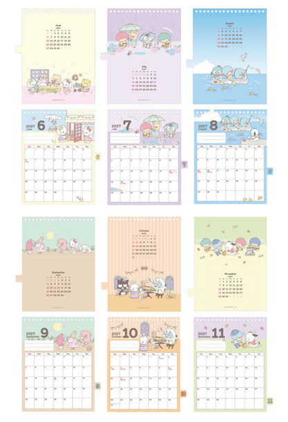 Sanrio Characters 2027 桌上月曆 [預購貨品]