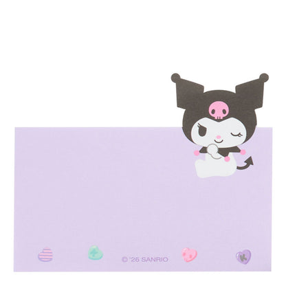 日本Sanrio Characters Kuromi 3 段Memo 便條簿