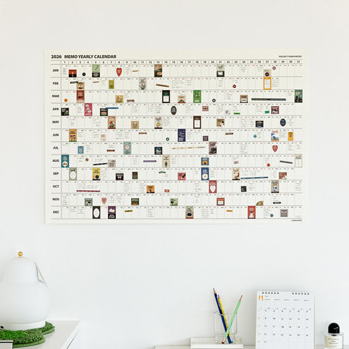 韓國 Make my Year 2026 貼牆年曆  ( LIMITED EDITION❗️兩星期後到貨）- 橫/直兩個款式