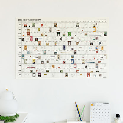 韓國 Make my Year 2026 貼牆年曆  ( LIMITED EDITION❗️兩星期後到貨）- 橫/直兩個款式