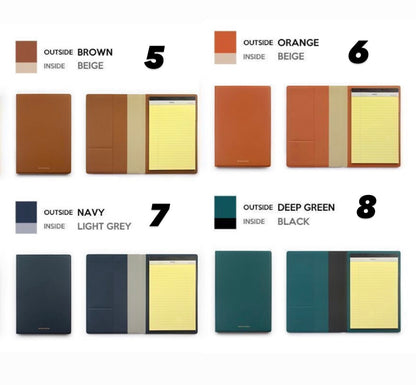 韓國Fenice Studio Multi Pockets A5 Writing Pad Folder 連A5 Writing Pad套裝 * [ 預購貨品 ]