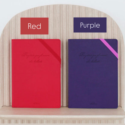 韓國By Fancy PU防污梗皮 A5筆記簿 - 橫線＋點點＋空白內頁 * [預購貨品，下單後14天出貨]