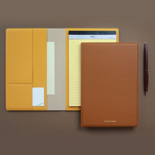韓國Fenice Studio Multi Pockets A5 Writing Pad Folder 連A5 Writing Pad套裝 * [ 預購貨品 ]