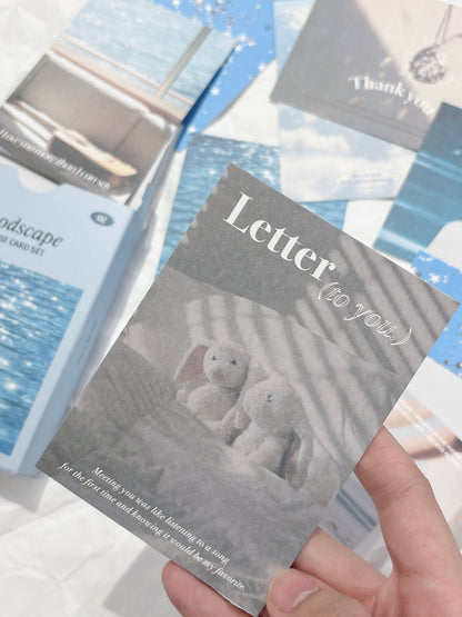 韓國 Moodscape Mini Message Card Set (一套24張)