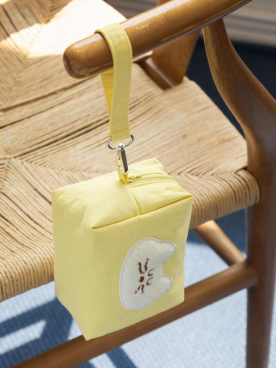 韓國Romane Mogry 貓咪 Square Pouch - 4 色選擇  * [預購貨品，下單後14天出貨]