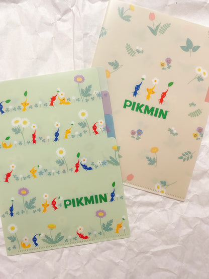 日本任天堂Pikmin A5 3 pocket 文件夾 兩色可選 💚💛預購貨品