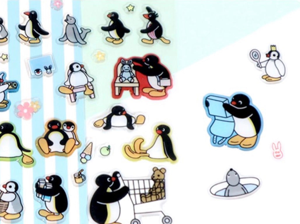 日本企鵝家族Pingu Collection 貼紙第二彈