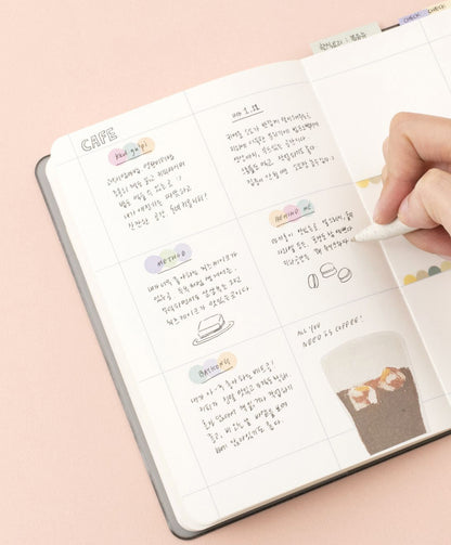 韓國Full design Useful Highlight Stickers - 2 張入 (3 色設計）