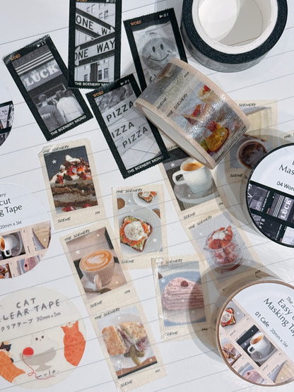 韓國 The Paperian 菲林照片紙膠帶（帶易撕裁綫) - 6 款圖案* [預購貨品，下單後14天出貨]