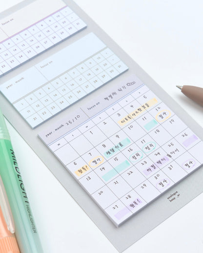 韓國 Make my Year 迷你月曆便利貼 *下單後兩星期後到貨