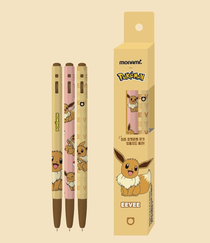 韓國Monami 153 原子筆 - POKEMON 限定聯乘* [預購貨品，下單後14天出貨]