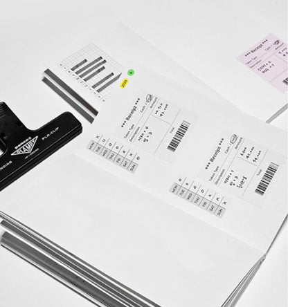 韓國原創Glen 記錄我的生活系列卷裝貼紙  - 我的消費記錄及存款  [預購貨品，下單後14天出貨]