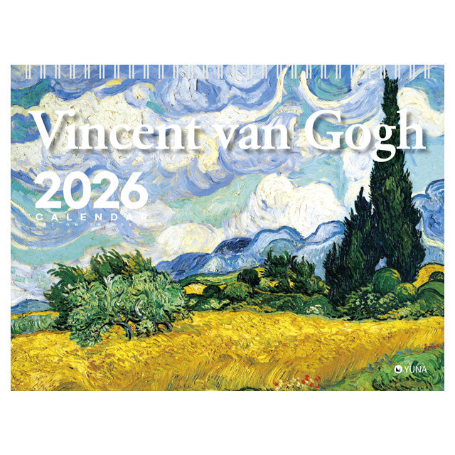 新品9 折優惠‼️ 韓國 2026 Artist Collection 梵高藝術館桌上月曆 - Van Gogh