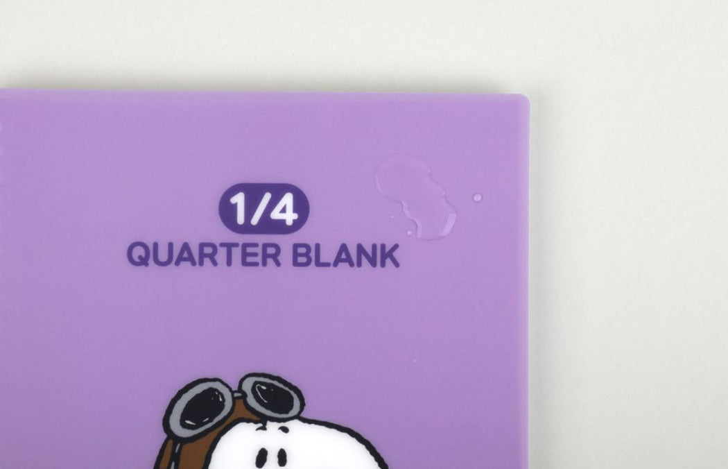 My Snoopy World B5 Quarter Blank 厚厚筆記簿  - 2 款選擇 (預購貨品）