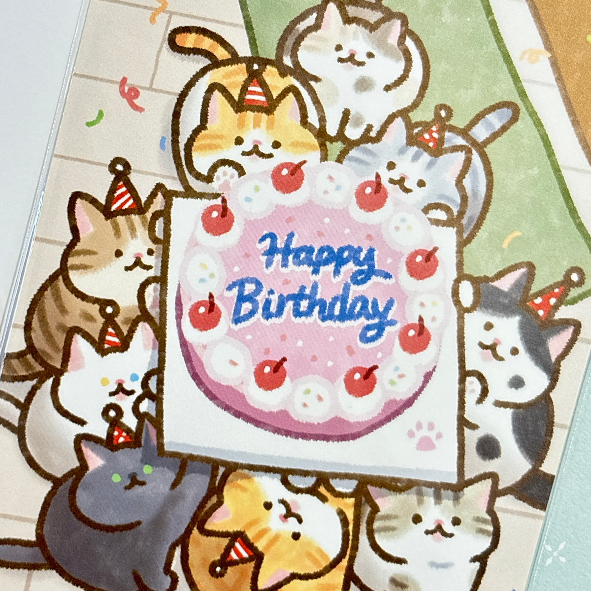 韓國插畫師Doehye 貓咪卡片系列 - happy birthday