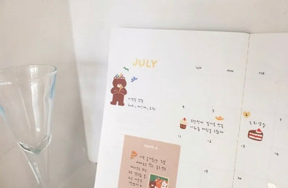 韓國Suatellier 手帳貼紙 - 派對時間