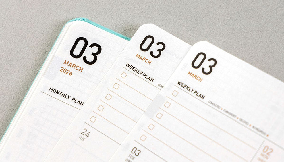 韓國2026 Ardium Pocket Schedule 月週計劃 - 4 色選擇 [預購貨品，下單後14天出貨]