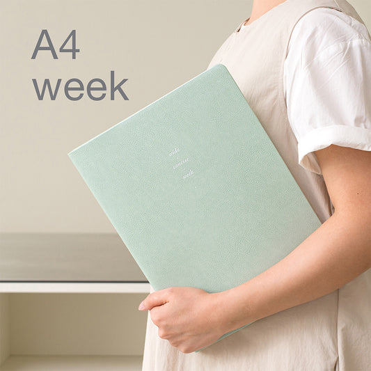 韓國 Full Design 2026  Pastel Souffle Schedule  系列 — A4 Size, 月+週計劃 [預購貨品，下單後14天出貨]