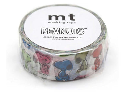 My Snoopy World 日本 mt x Peanuts 一套12 卷紙膠帶套裝 [預購貨品，訂購後2 月尾到貨]