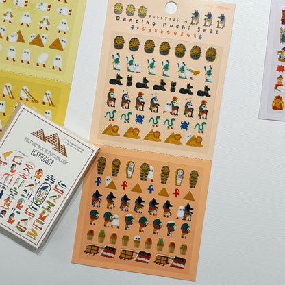 日本Kamio 細細粒手帳貼紙 - 埃及有什麼？