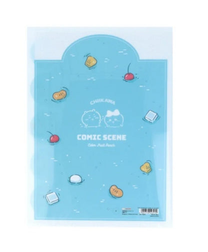 日本Chiikawa 夏日海邊派對A4 Multi Pockets 文件夾