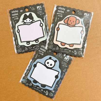 一齊打開本簿造型便利貼 - 熊貓