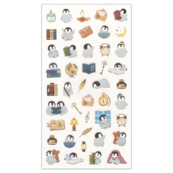 日本NB 可愛小動物系列貼紙 - 小企鵝書店