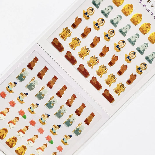 日本Kamio 細細粒手帳貼紙 - 大佛保佑