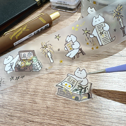 韓國Mewmewbeam 星光下的貓貓透明裝飾貼紙 - 超過120 張* [預購貨品，下單後14天出貨]