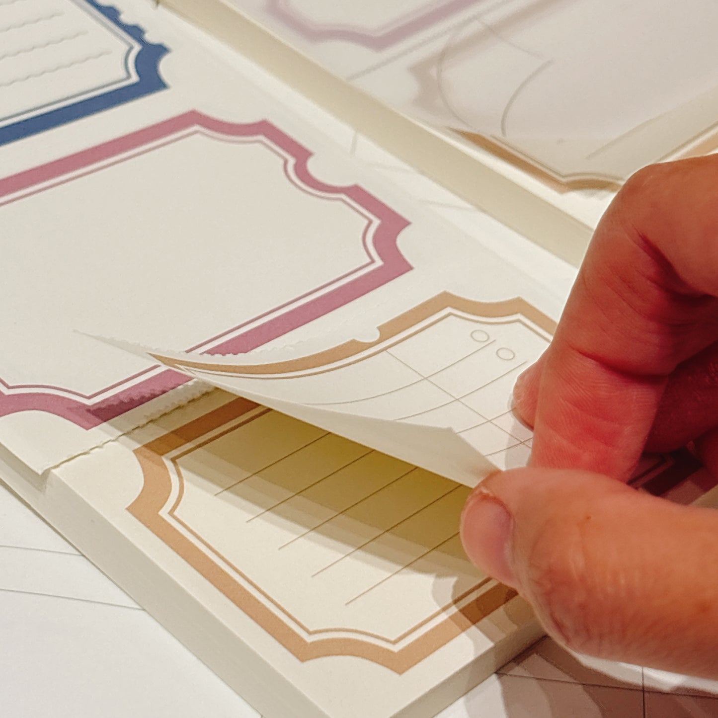 One/Third 可撕式便條簿 - 票券款