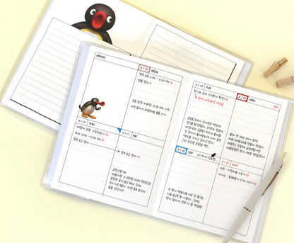 新品訂購88折‼️ 韓國企鵝家族Pingu Collection 無時效日記 (預購貨品）
