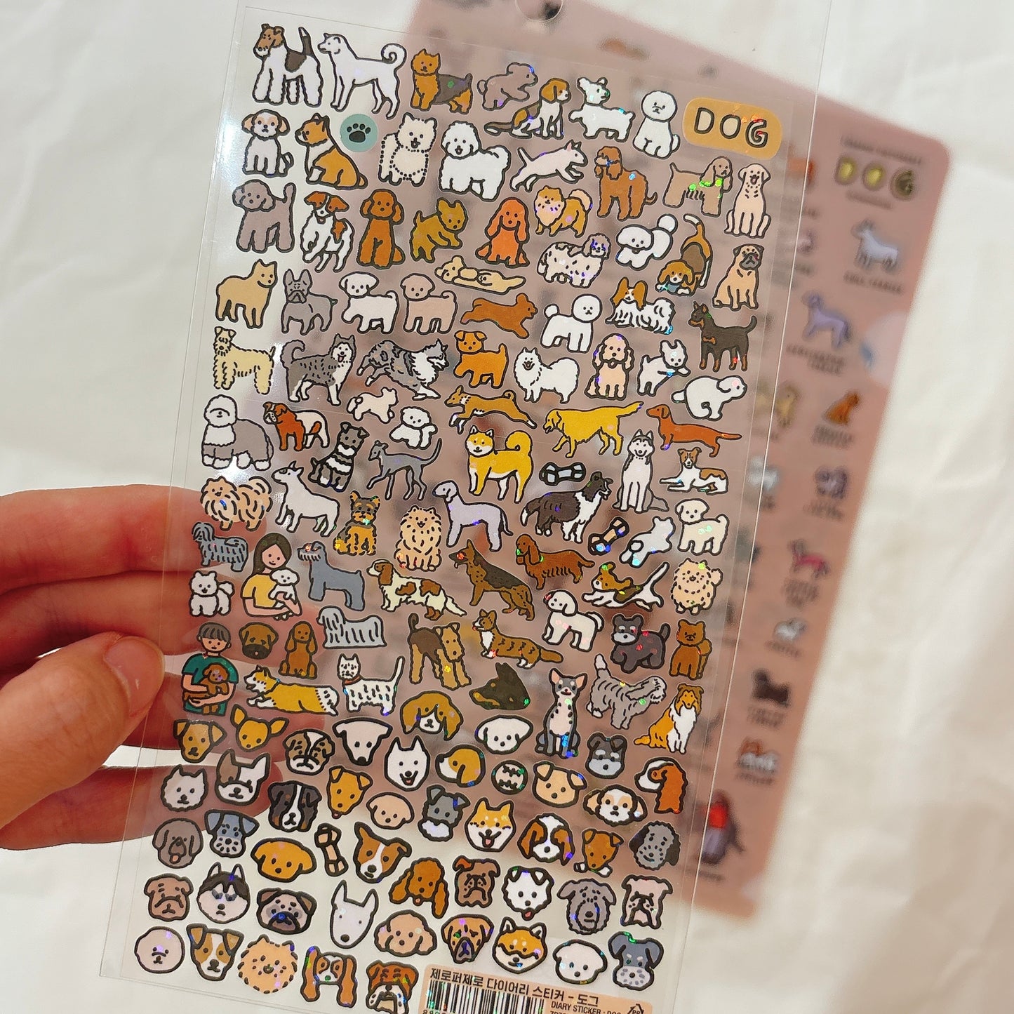 世間萬物圖鑑貼紙合集 -世界上的狗 *