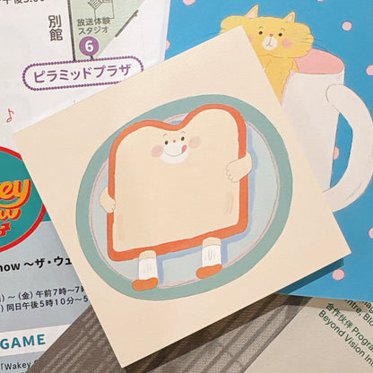 韓國 TomatoYOU 便條磚 - 早餐要吃吐司