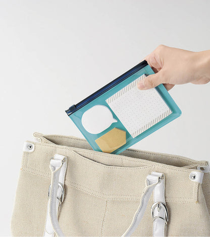 日本Maruzu 透明 Zip袋便條貼套裝 - 2 色選擇