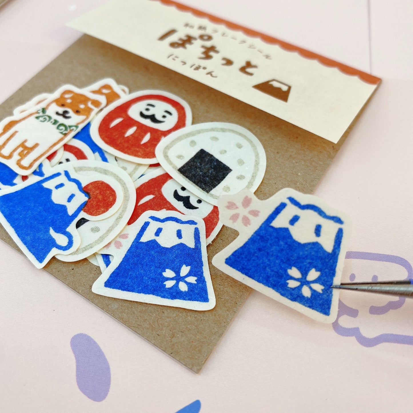 日本古川紙工和紙貼紙包 - 日本風情