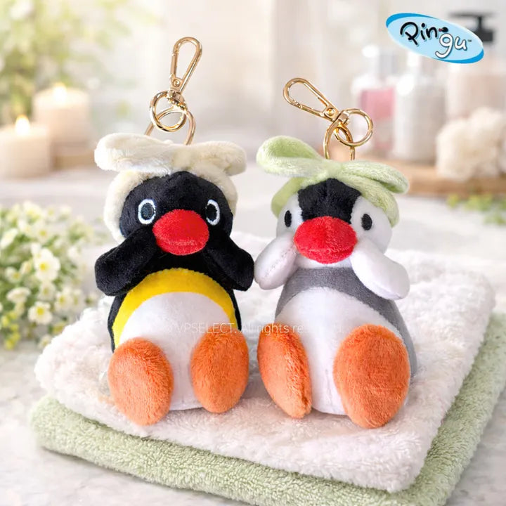 韓國Pingu 和Pinga 來洗臉毛公仔匙扣[預購貨品，下單後14天出貨]